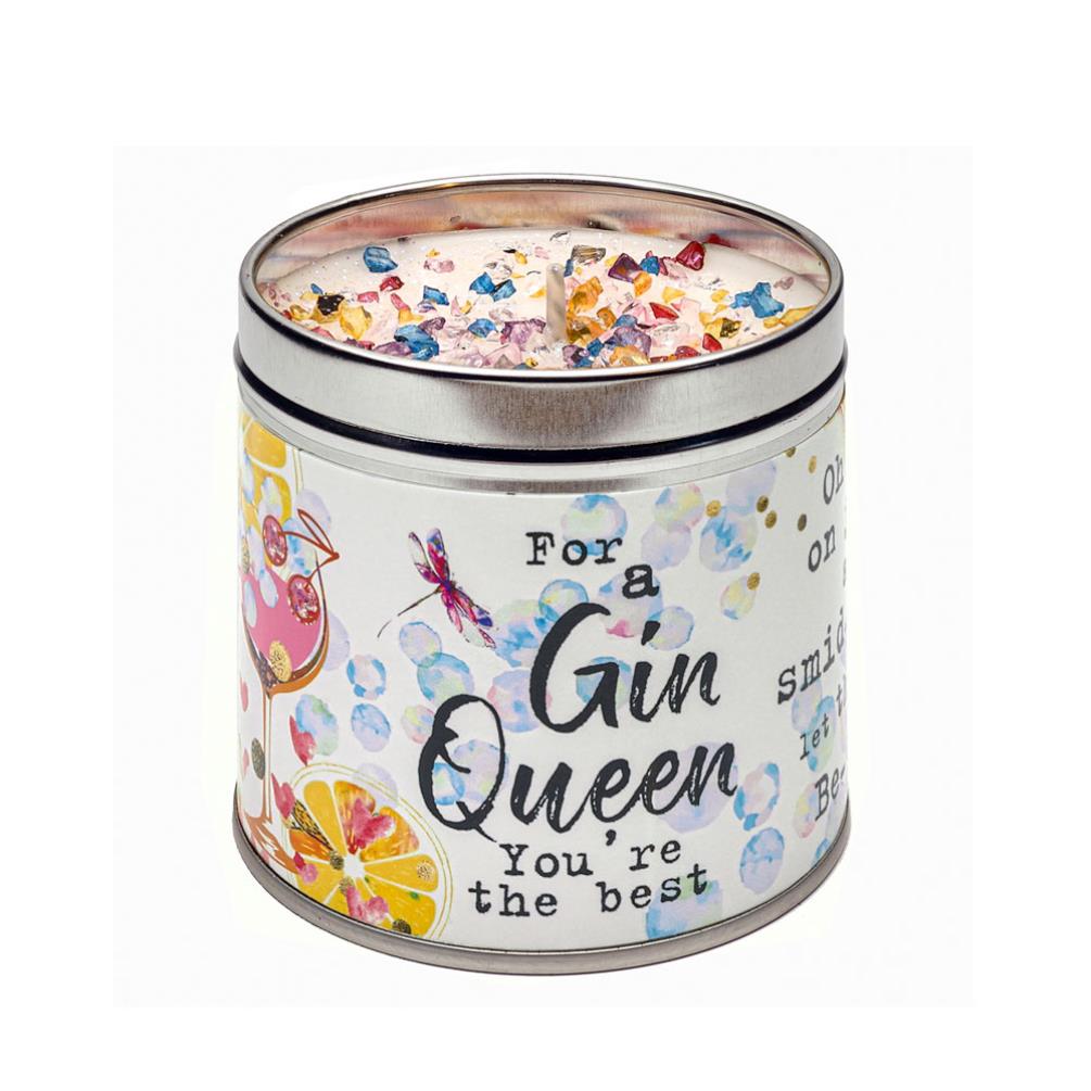 Best Kept Secrets Gin Queen Tin Candle £8.99